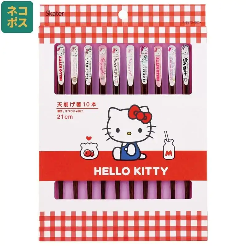 Sanrio štapići za jelo 10-Pack Hello Kitty fotografija proizvoda