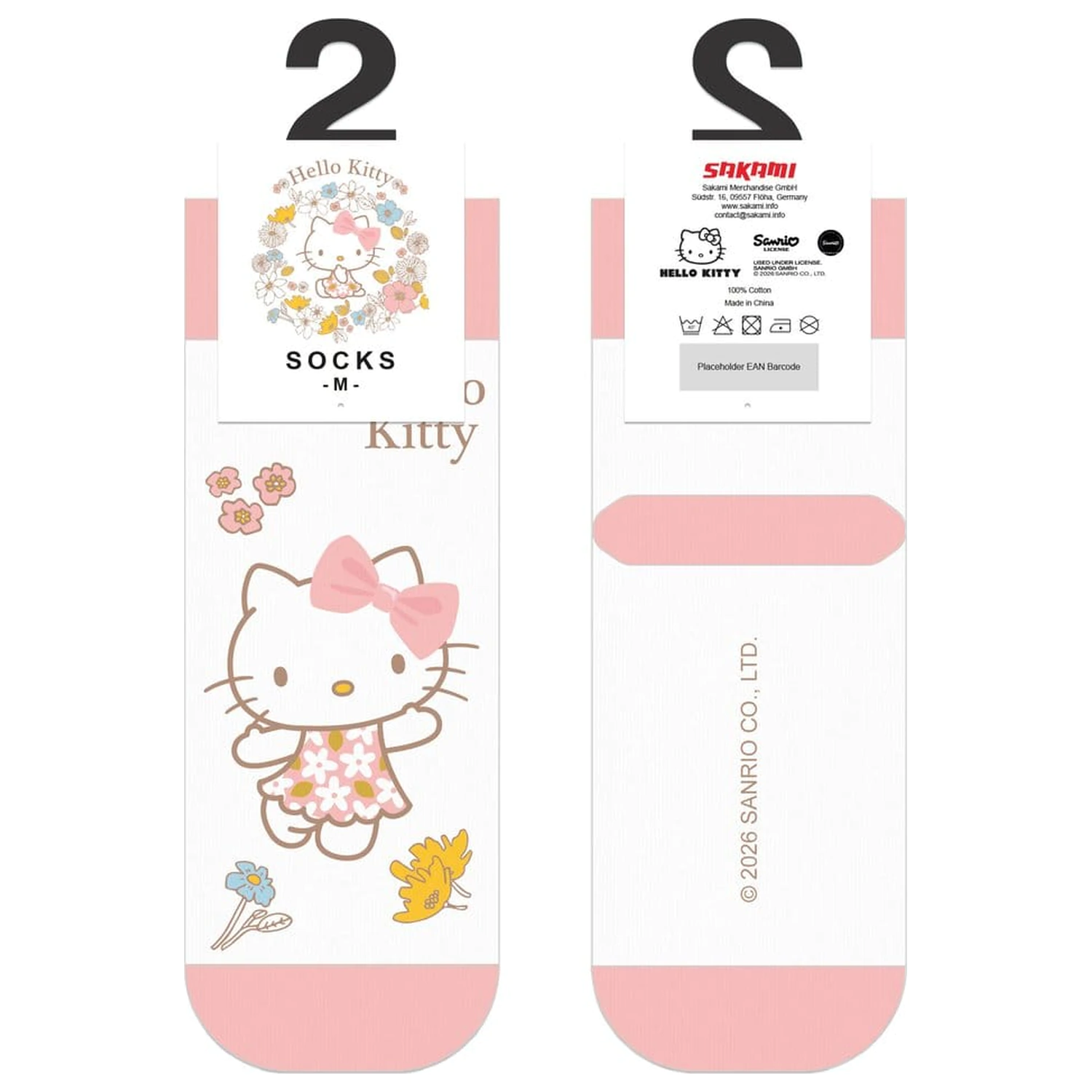 Sanrio čarape Hello Kitty Buttercream kratke 36-40 fotografija proizvoda