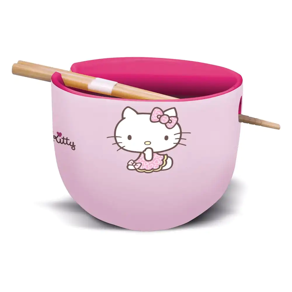 Sanrio zdjela za ramen s štapićima Hello Kitty Japan fotografija proizvoda