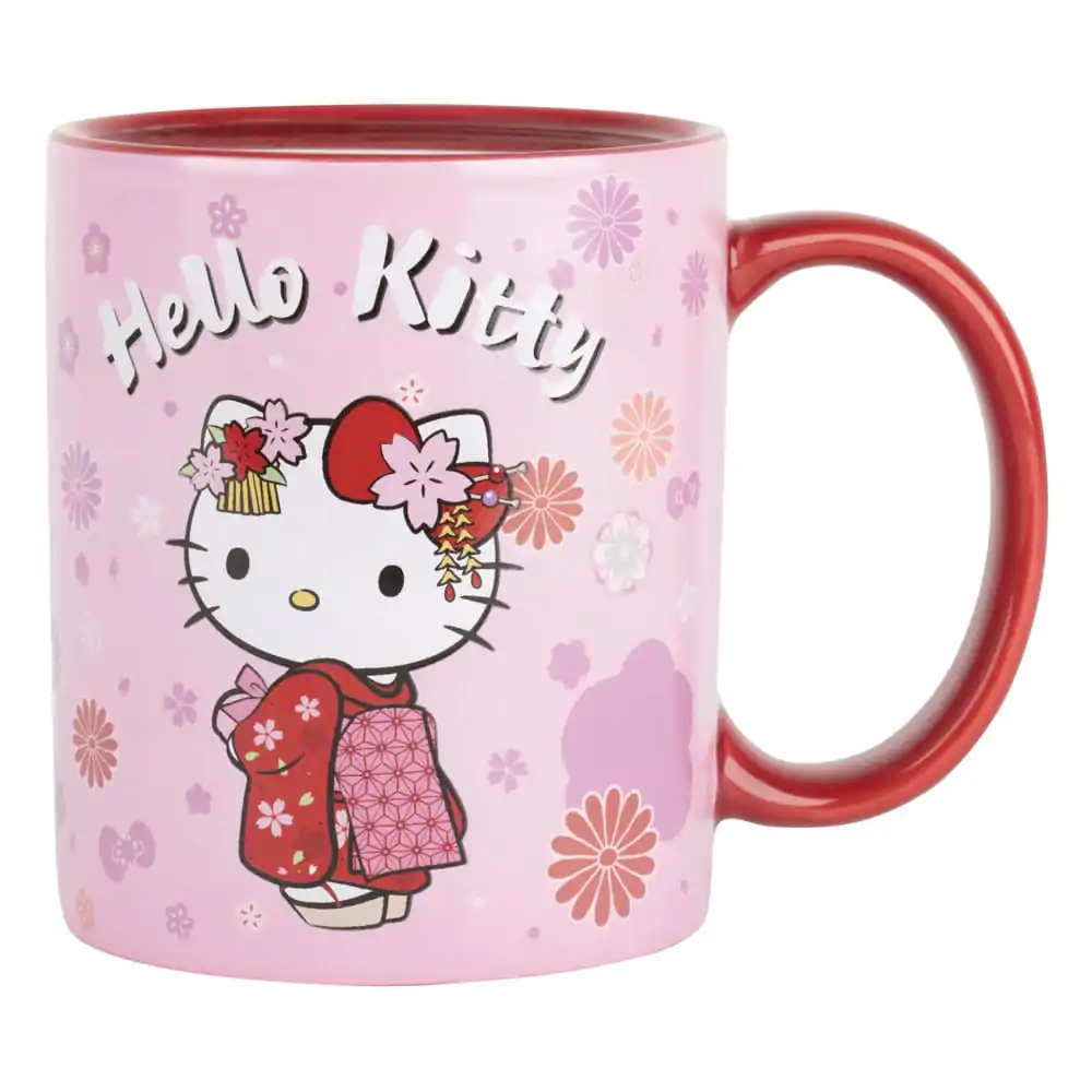 Sanrio šalica koja mijenja boju pod utjecajem topline Hello Kitty Kimono 320 ml fotografija proizvoda