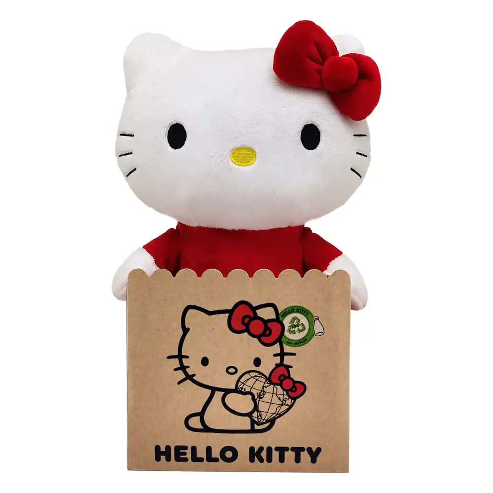 Sanrio Plišana Figura Hello Kitty s Crvenom Haljinom 24 cm fotografija proizvoda