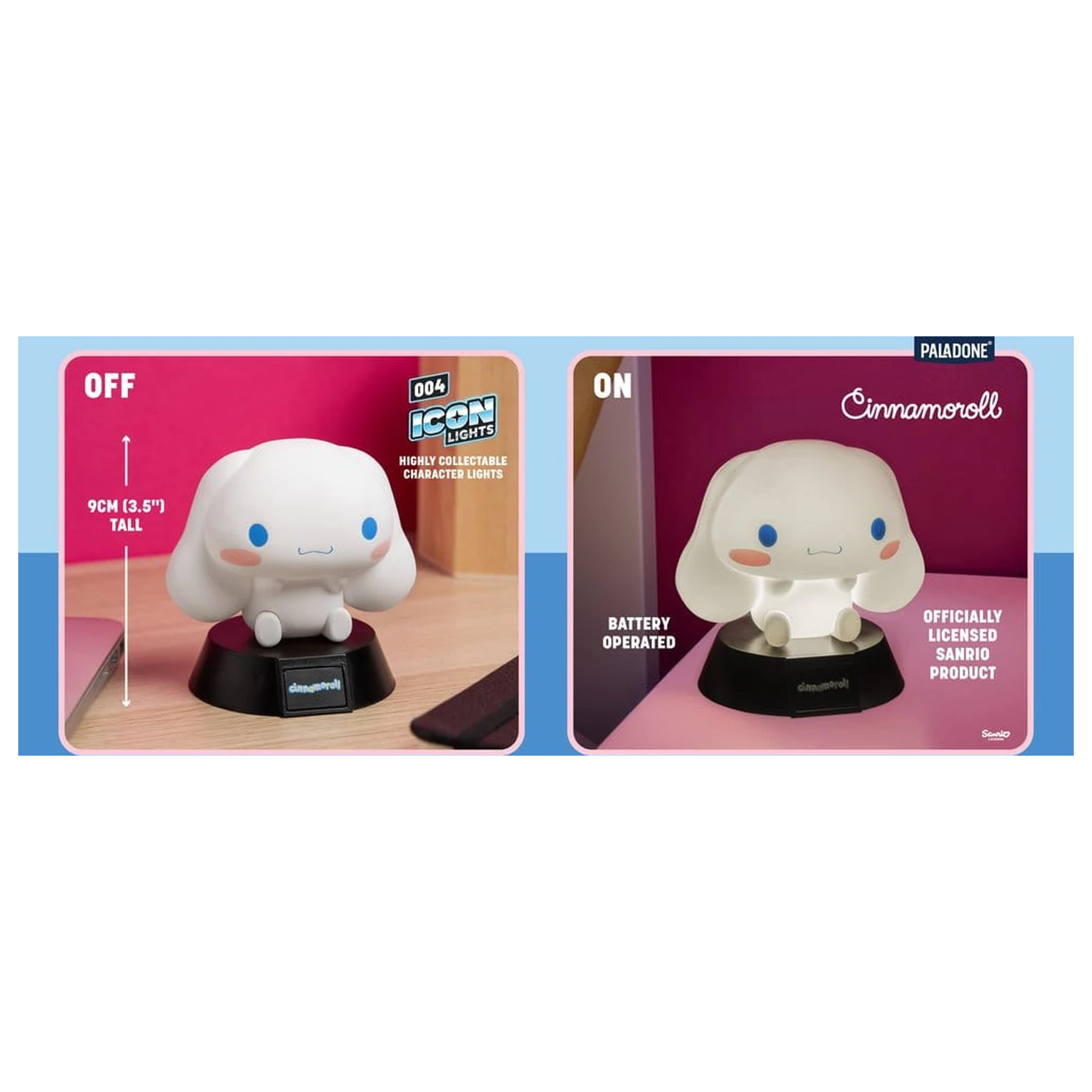 Sanrio Icon svjetiljka Cinnamoroll 9 cm fotografija proizvoda