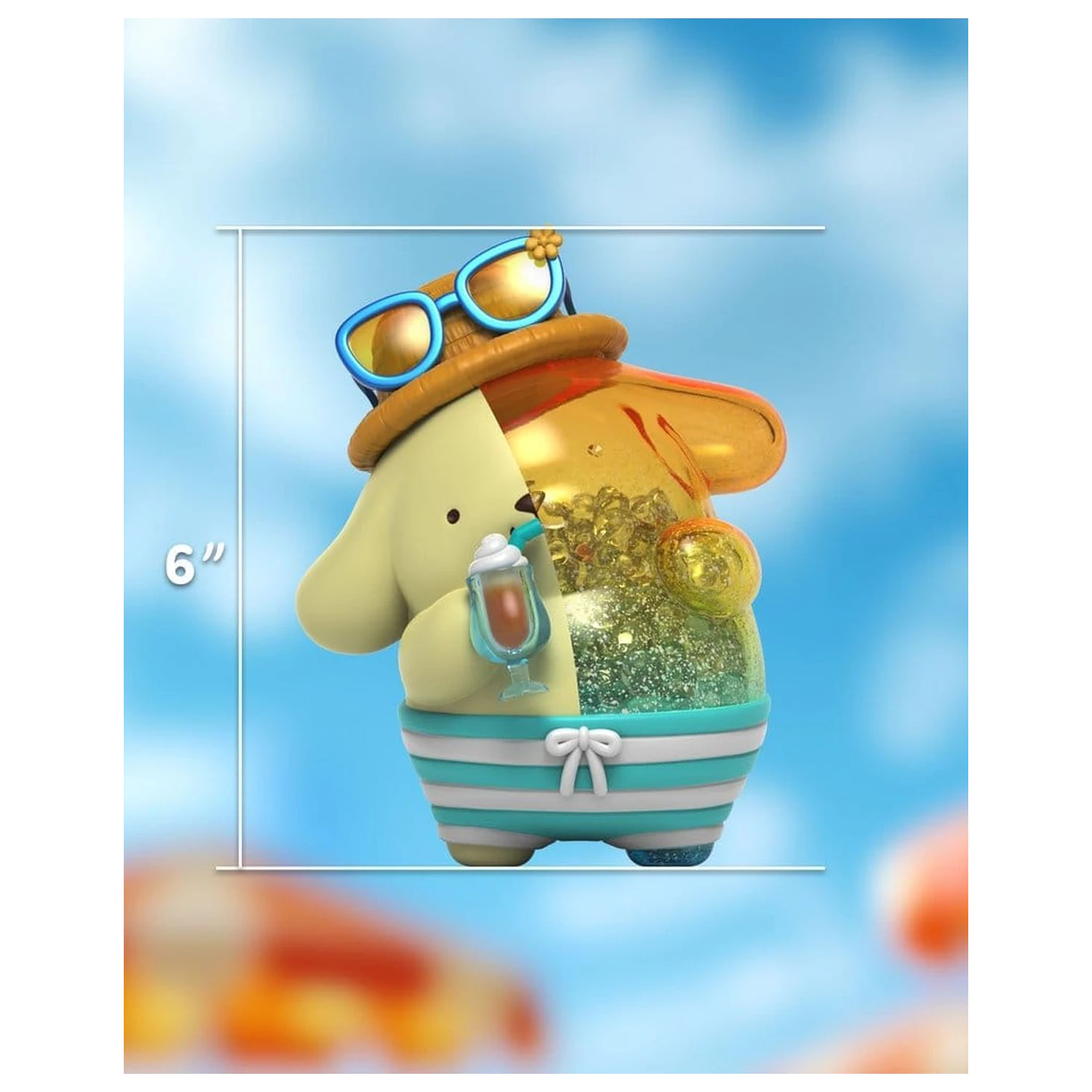 Sanrio Kandy Pompompurin Sea Breeze Series 15 cm fotografija proizvoda