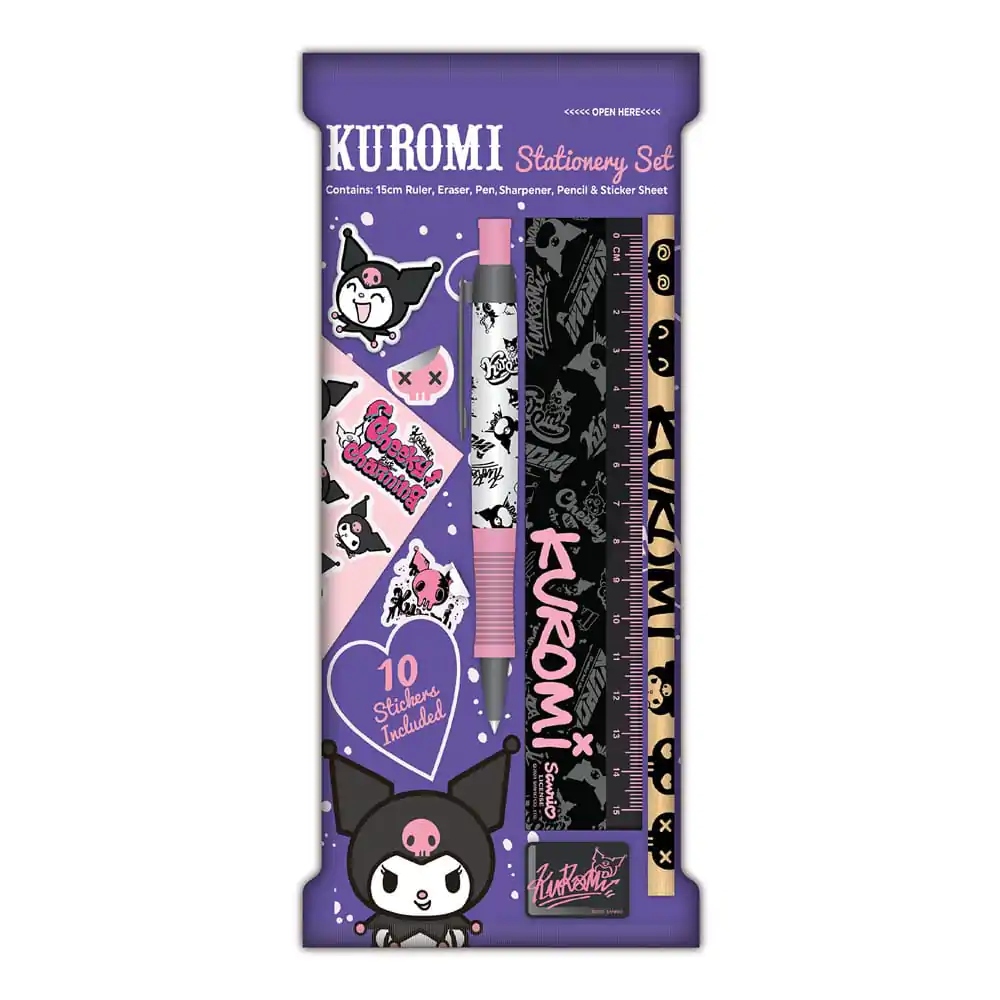 Sanrio Set pribora za pisanje pakiranje od 6 komada Kuromi fotografija proizvoda