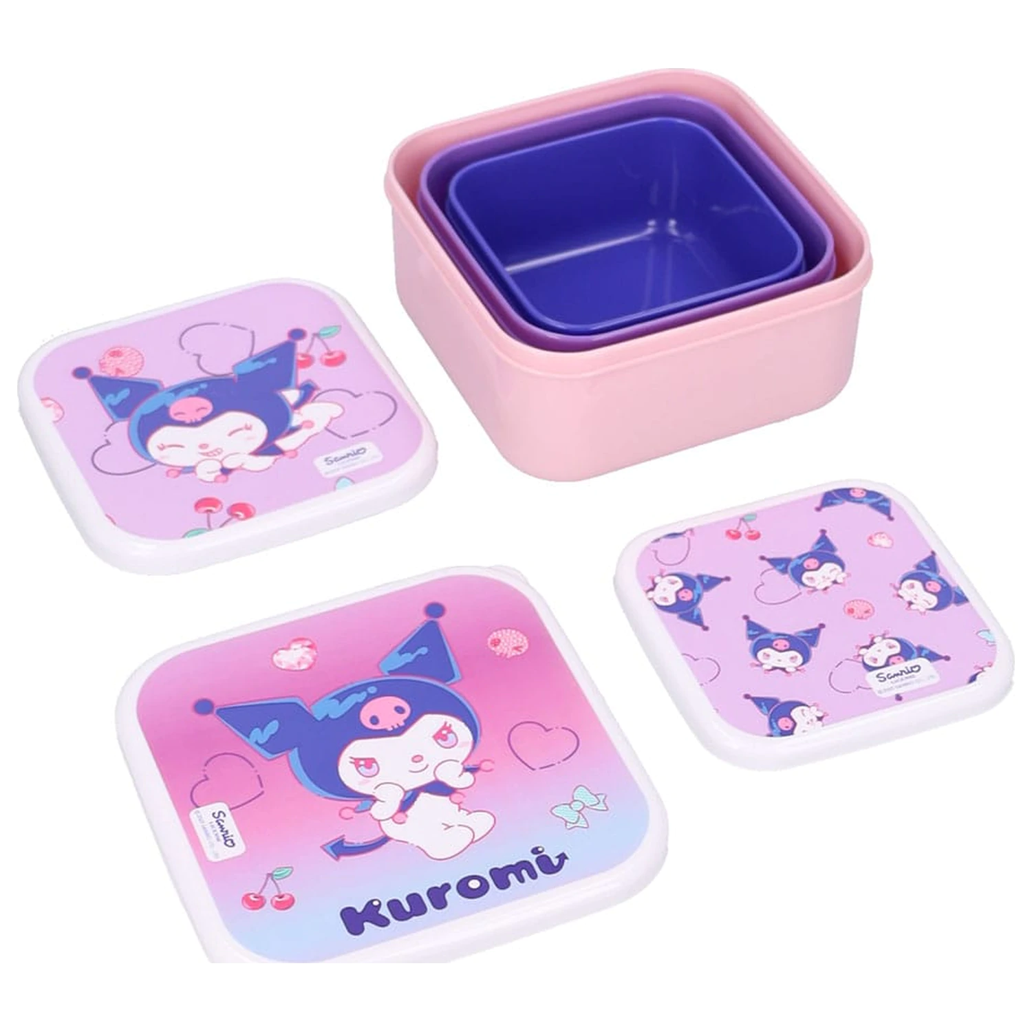 Sanrio kutija za grickalice set Kuromi Fresh Bites fotografija proizvoda