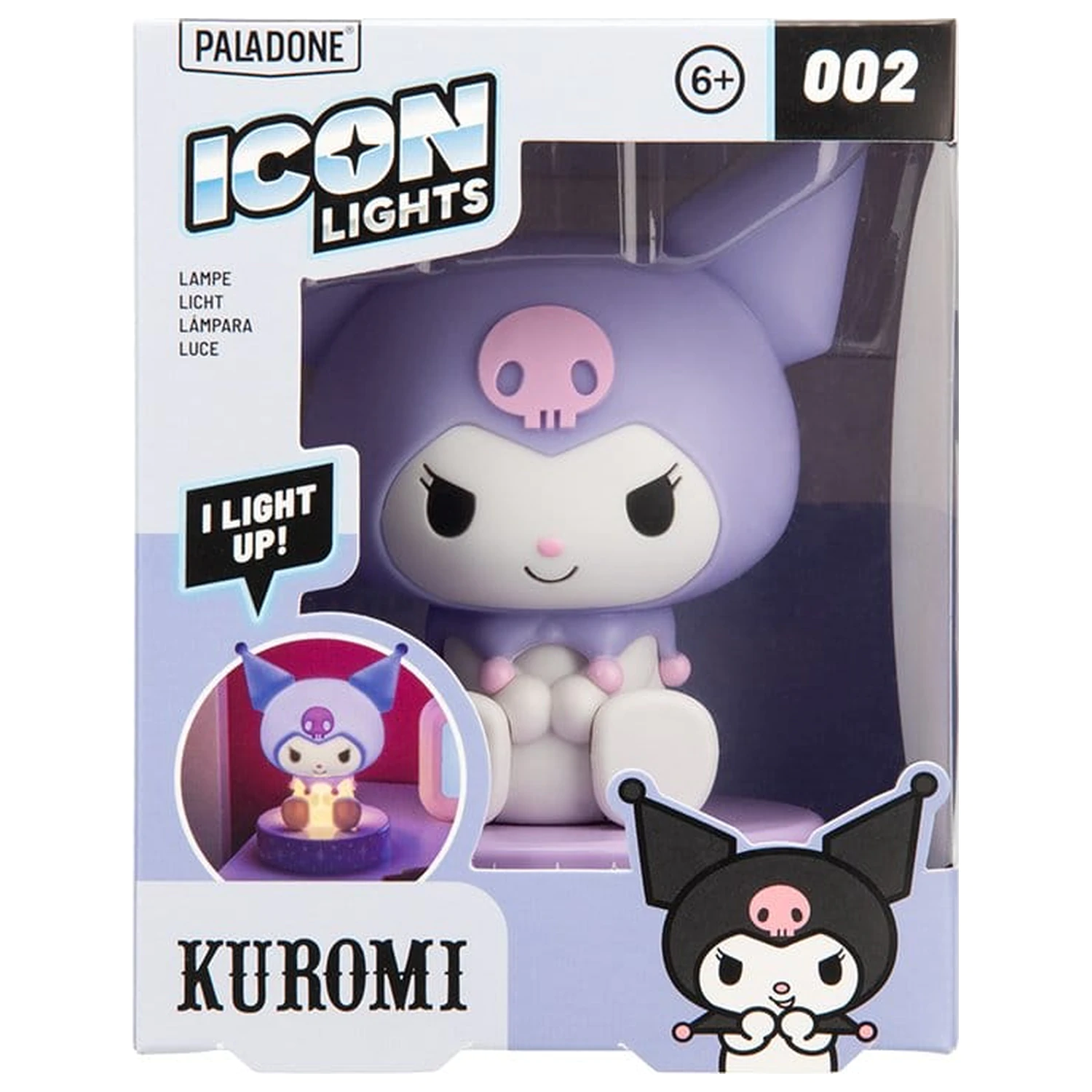 Sanrio Icon Svjetiljka Kuromi 14 cm fotografija proizvoda