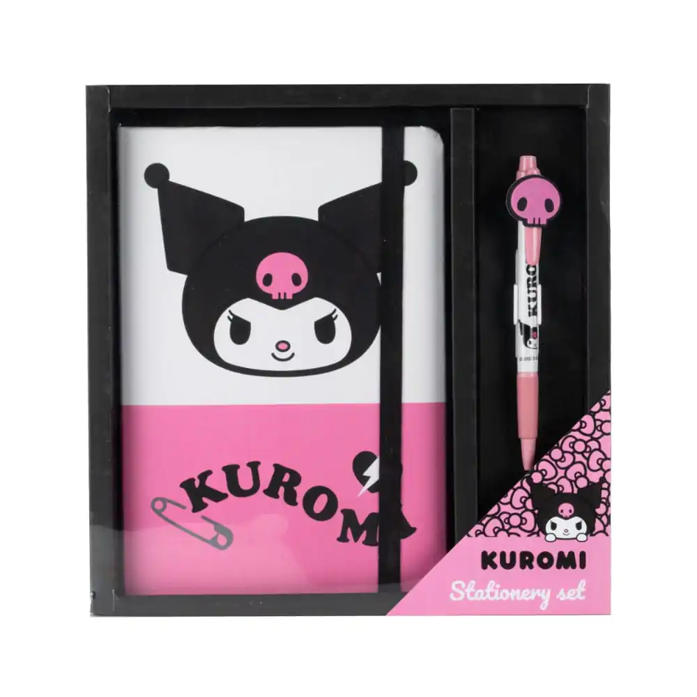 Sanrio bilježnica s kemijskom olovkom poklon set Kuromi fotografija proizvoda