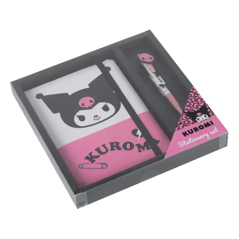 Sanrio bilježnica s kemijskom olovkom poklon set Kuromi fotografija proizvoda
