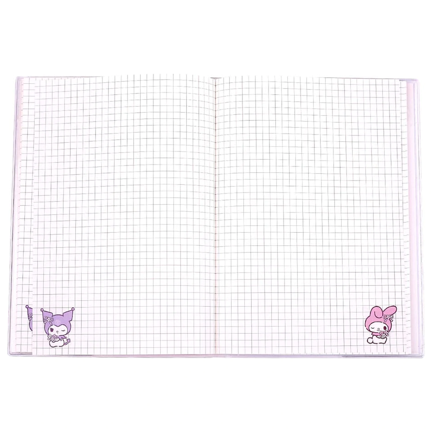 Sanrio bilježnica Kuromi & My Melody Pastel Flower Holographic Checkered fotografija proizvoda