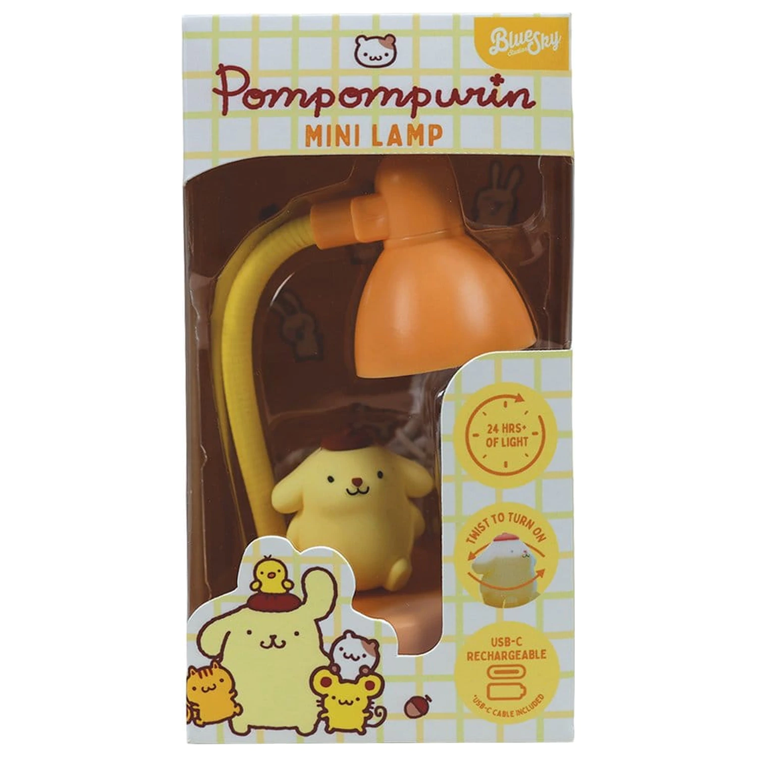 Sanrio Mini LED-svjetiljka s figurom Pompompurin 11 cm fotografija proizvoda