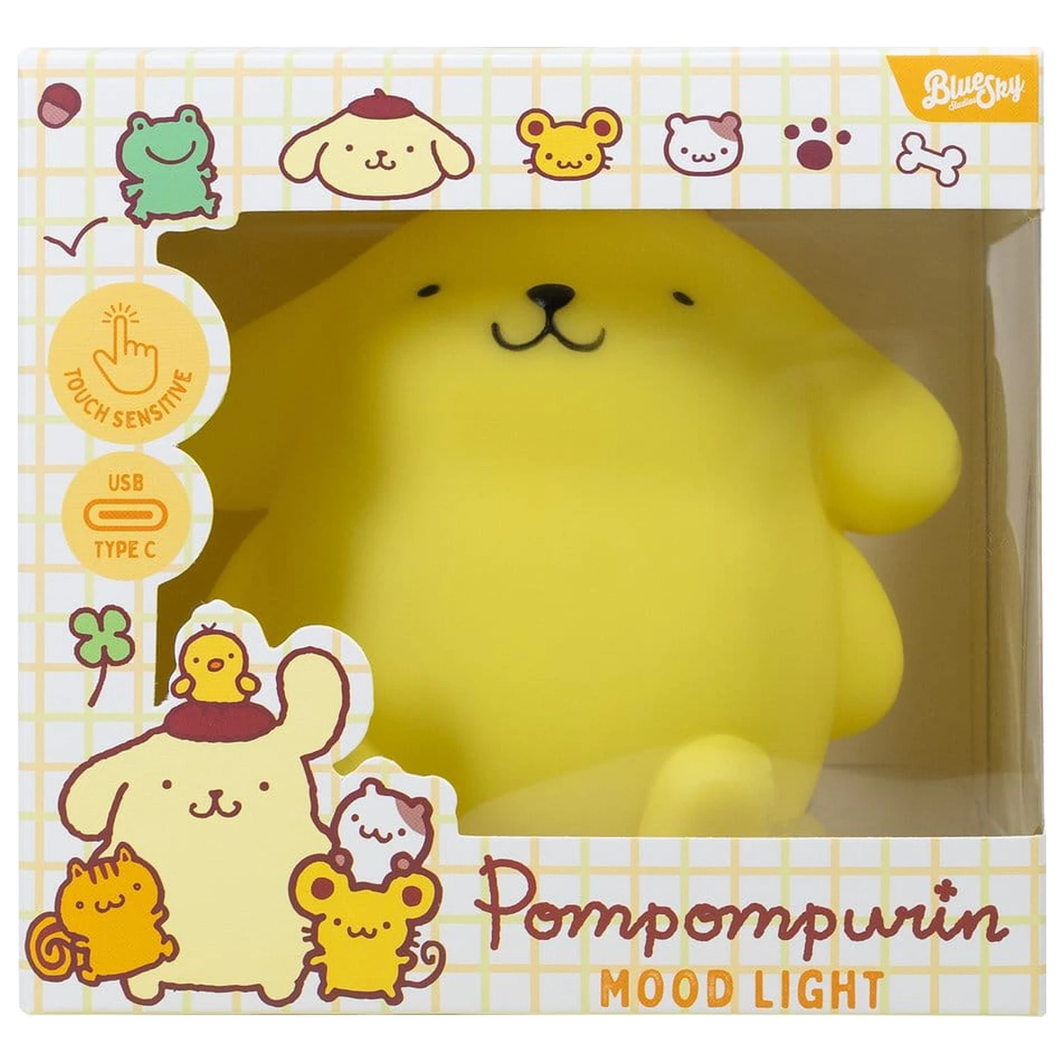 Sanrio Mood Lampa s USB-C Pompompurin 11 cm fotografija proizvoda