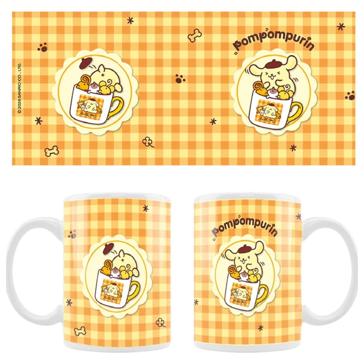 Sanrio šalica Pompompurin Squishy Sladak Purin 03 fotografija proizvoda