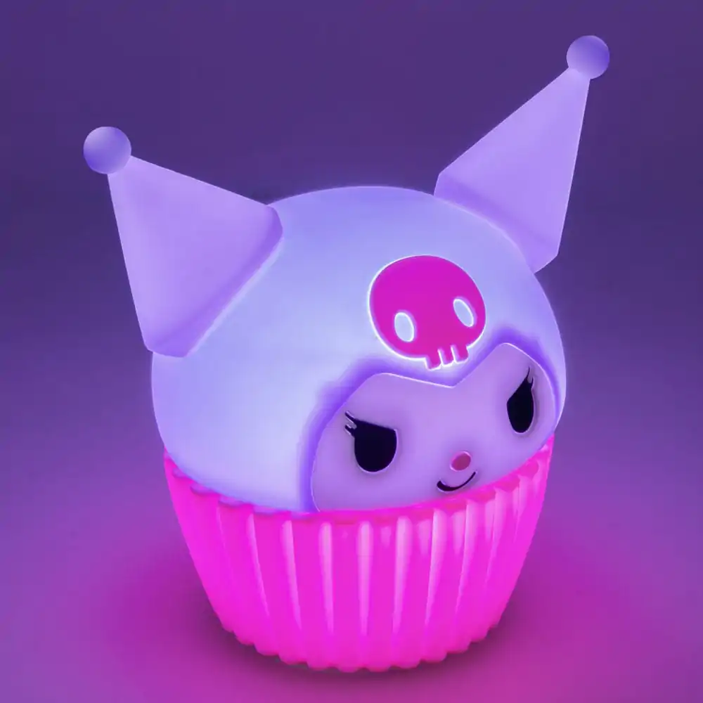 Sanrio Squishy Glo silikonska svjetiljka Kuromi 15 cm fotografija proizvoda