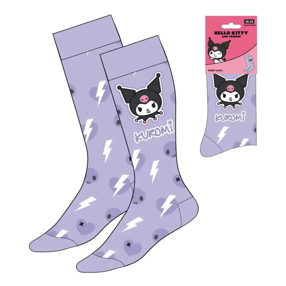 Sanrio čarape Kuromi Purple 36-43 fotografija proizvoda