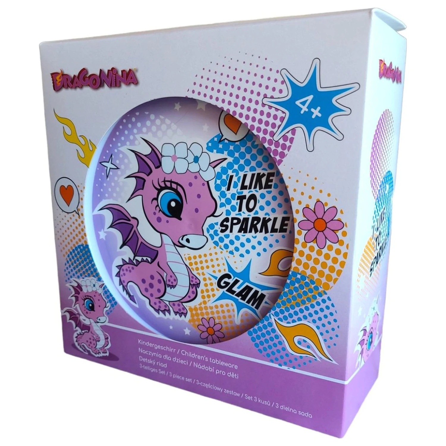 Dragon Glam Set za večeru, Micro Plastic Set u kutiji fotografija proizvoda