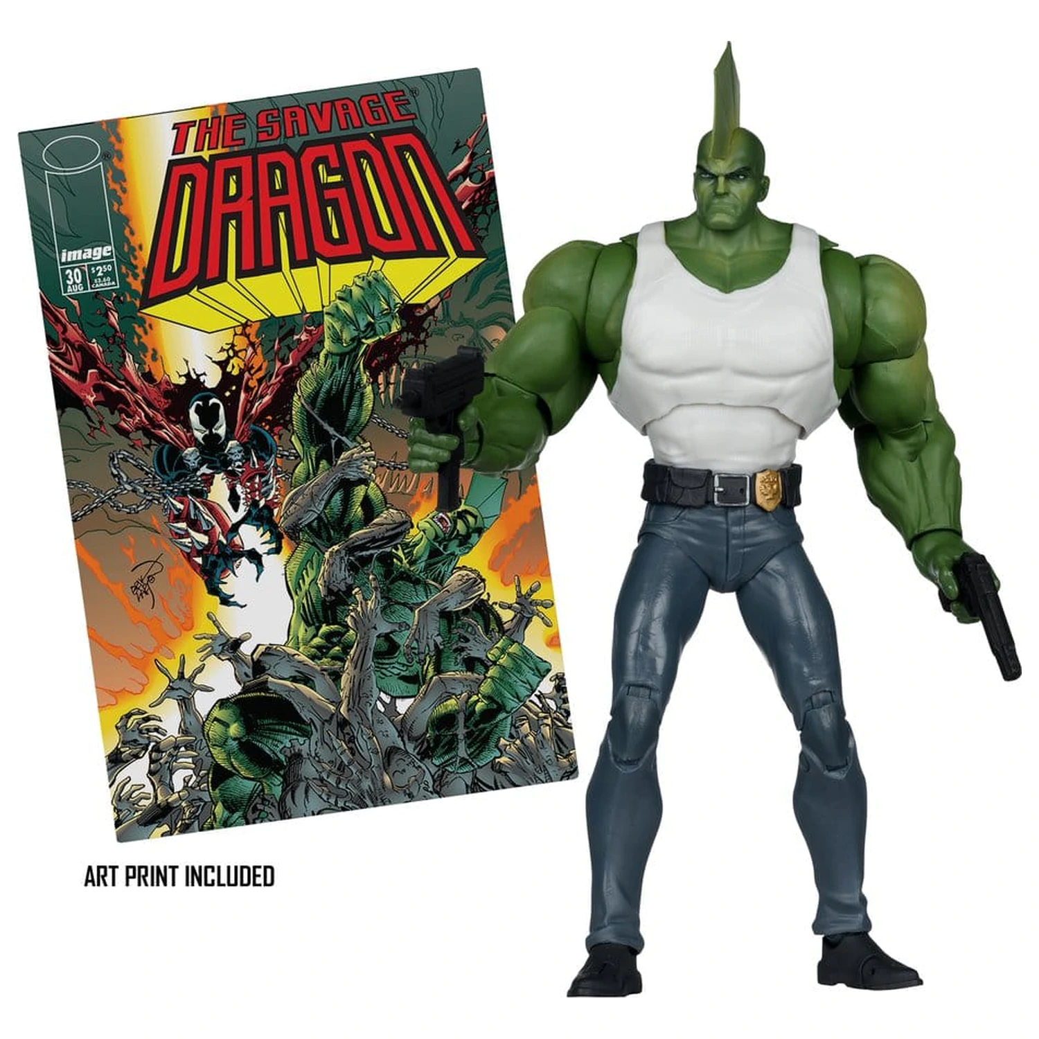 Savage Dragon Image Comics Founders Series McFarlane Elite Edition akcijska figura Dragon 20 cm fotografija proizvoda