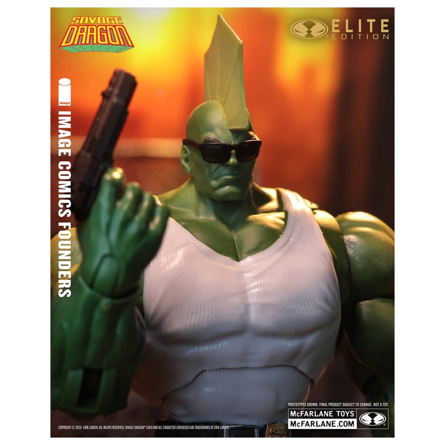 Savage Dragon Image Comics Founders Series McFarlane Elite Edition akcijska figura Dragon 20 cm fotografija proizvoda
