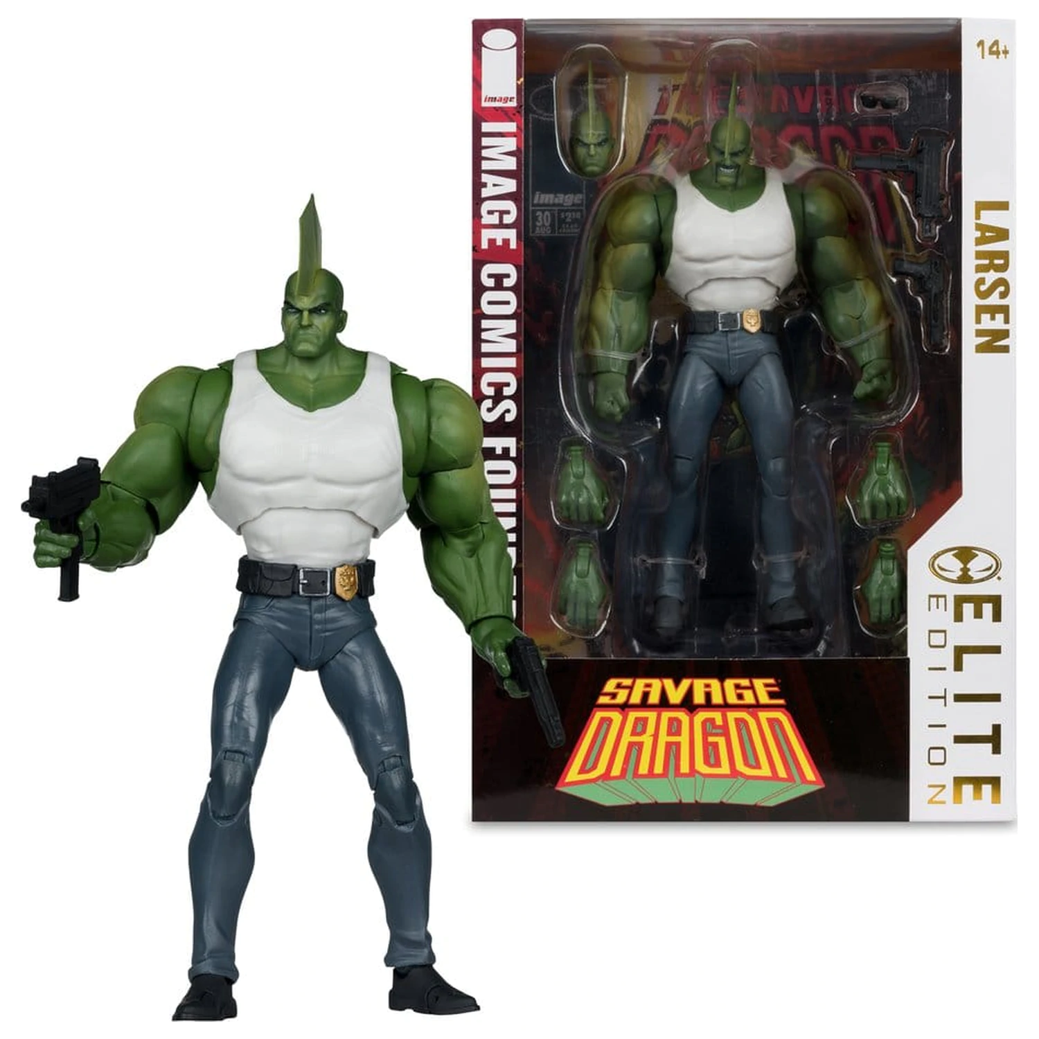Savage Dragon Image Comics Founders Series McFarlane Elite Edition akcijska figura Dragon 20 cm fotografija proizvoda