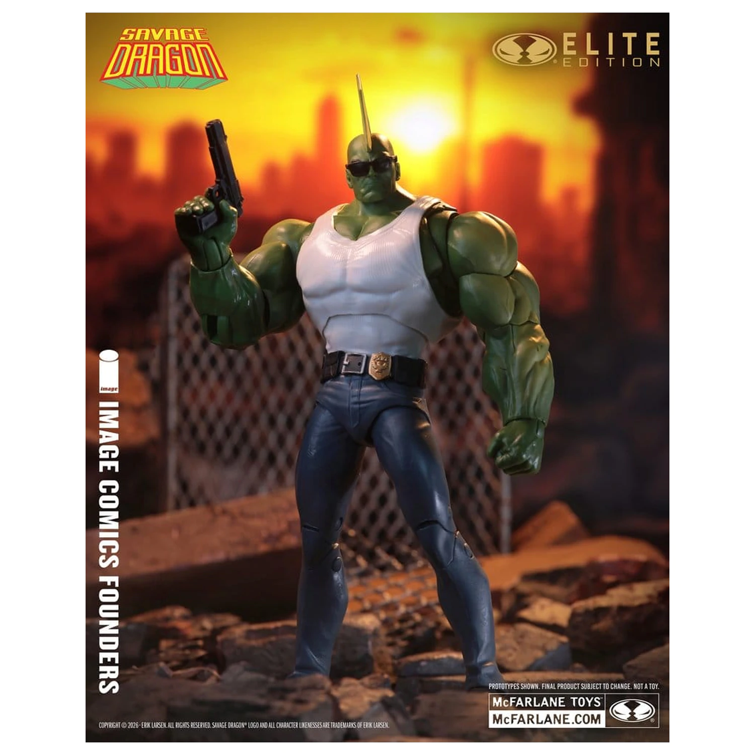 Savage Dragon Image Comics Founders Series McFarlane Elite Edition akcijska figura Dragon 20 cm fotografija proizvoda