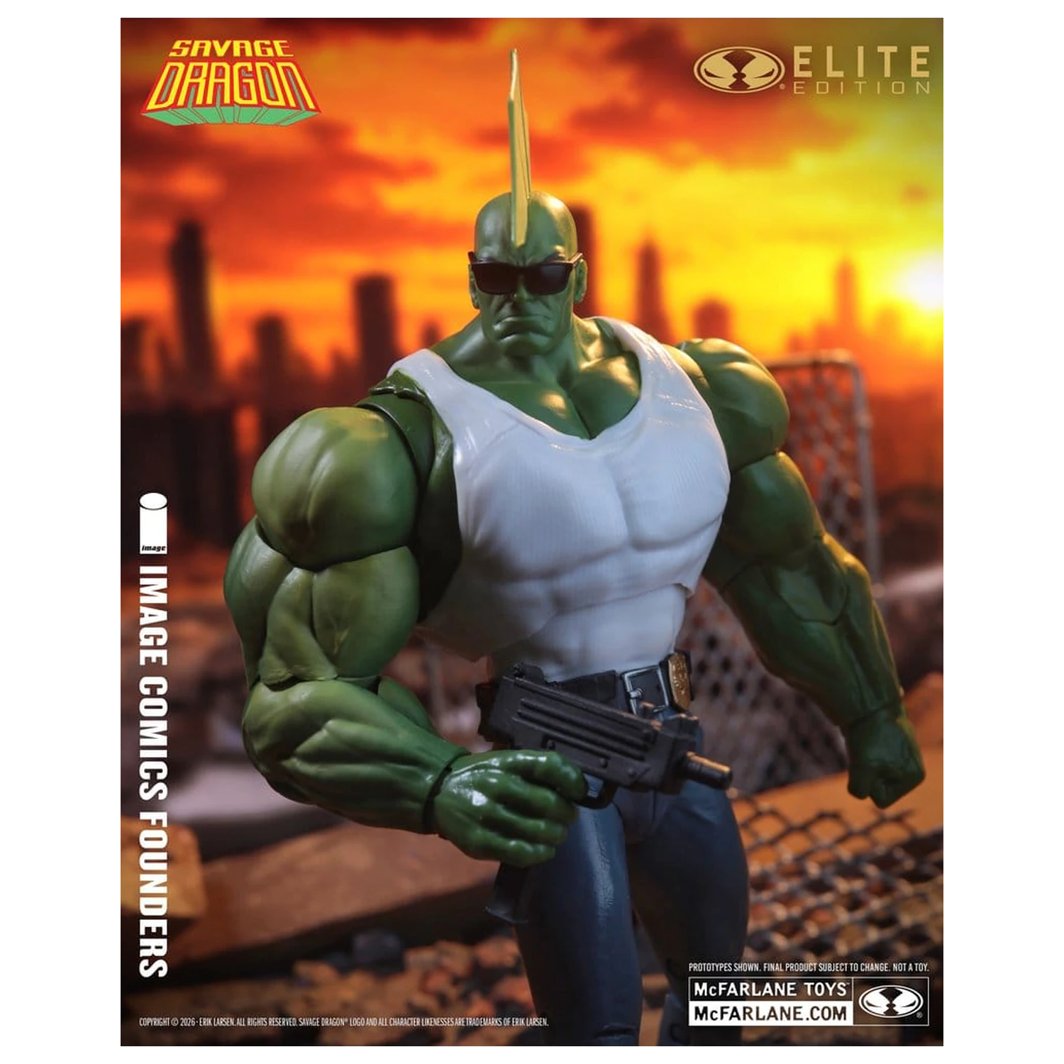 Savage Dragon Image Comics Founders Series McFarlane Elite Edition akcijska figura Dragon 20 cm fotografija proizvoda