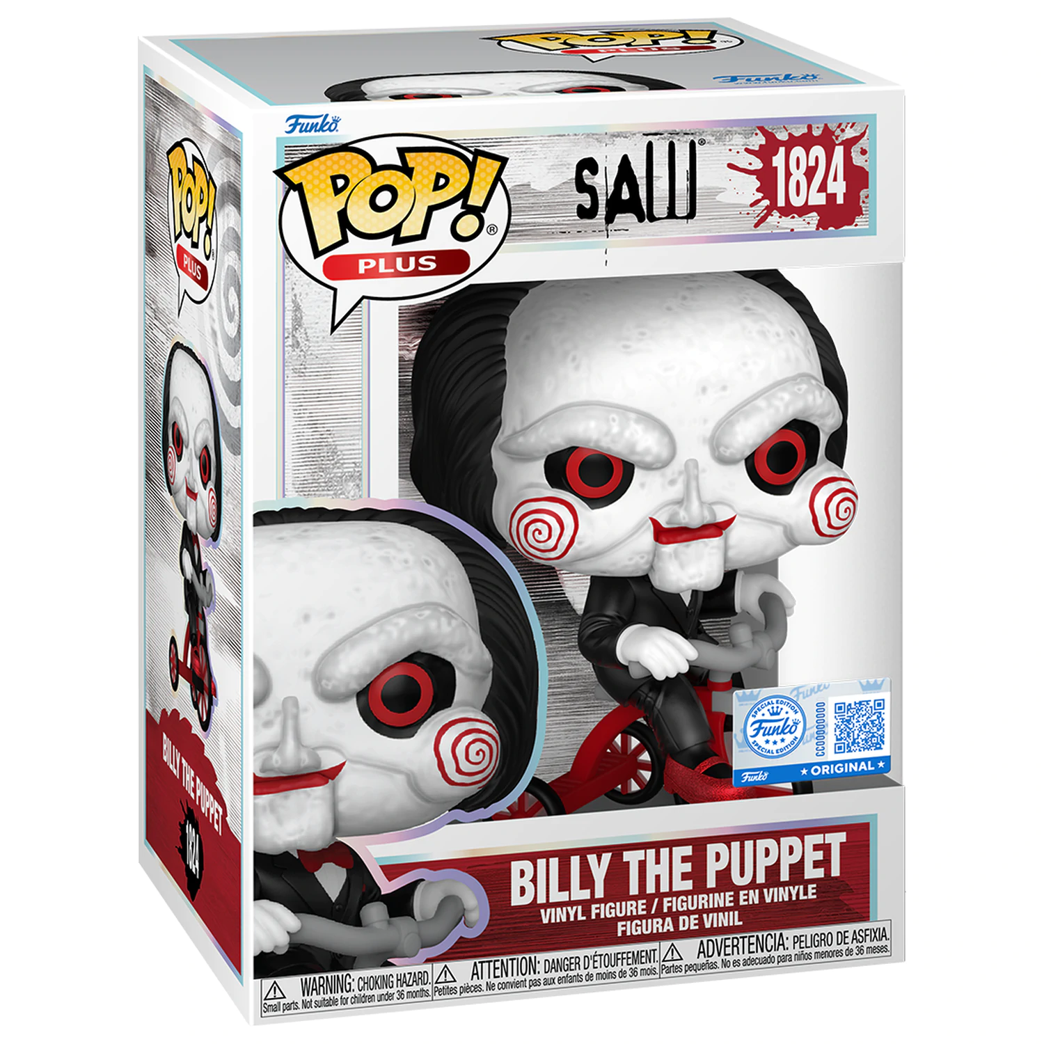 Saw Funko POP! Plus vinilna figura Billy on Tricycle Exclusive Edition 9 cm fotografija proizvoda