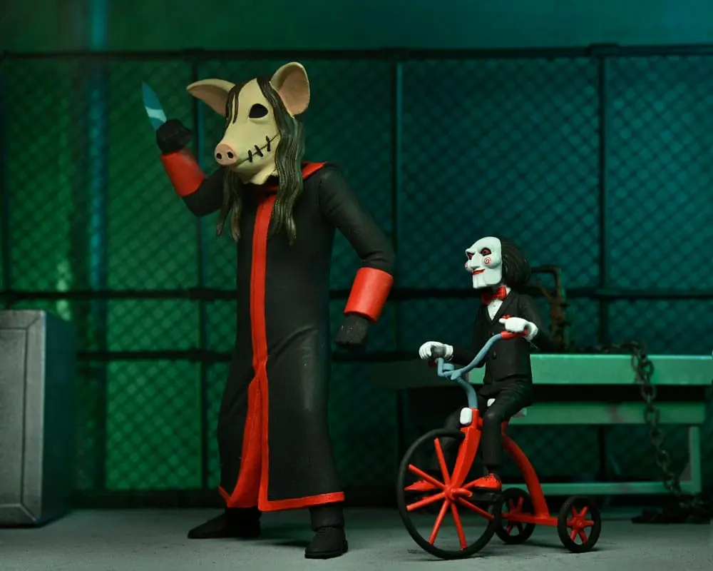 Saw Toony Terrors Figura Jigsaw Killer & Billy Tricycle Set u kutiji 15 cm fotografija proizvoda