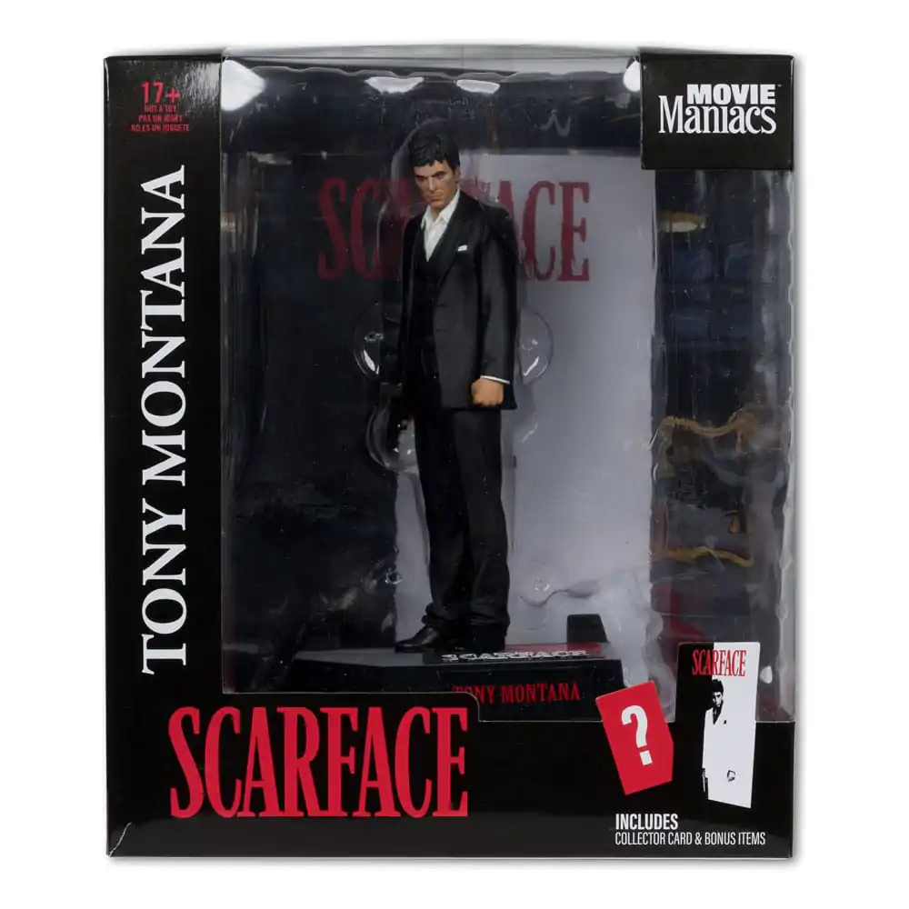 Scarface Movie Maniacs PVC Kip Tony Montana 17 cm fotografija proizvoda
