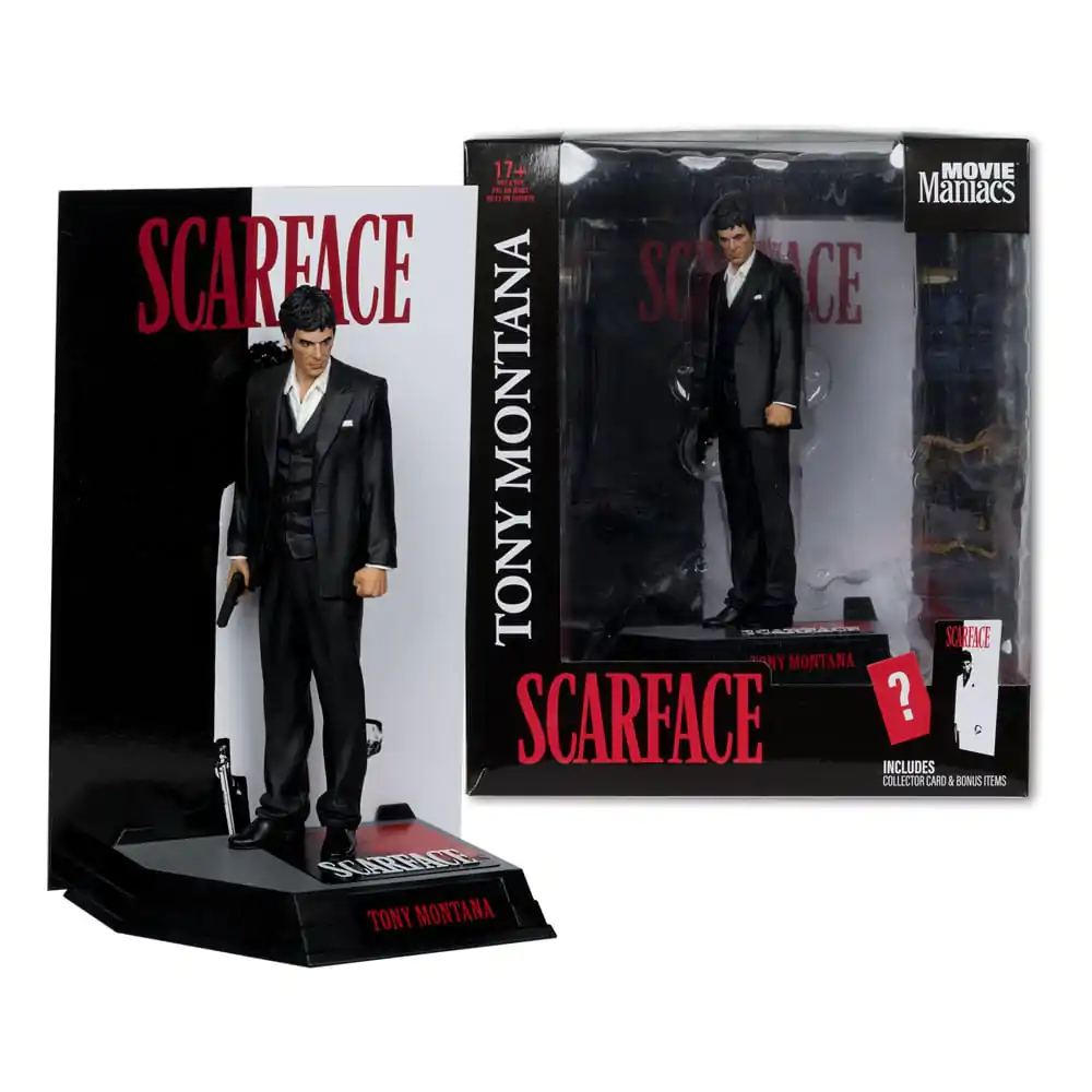 Scarface Movie Maniacs PVC Kip Tony Montana 17 cm fotografija proizvoda