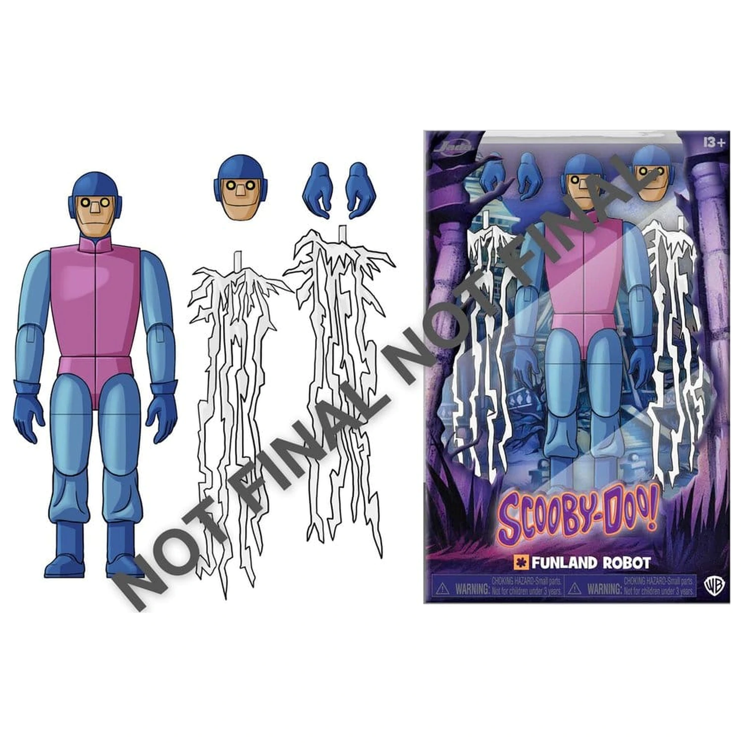 Scooby Doo akcijska figura Funland Robot 16 cm fotografija proizvoda