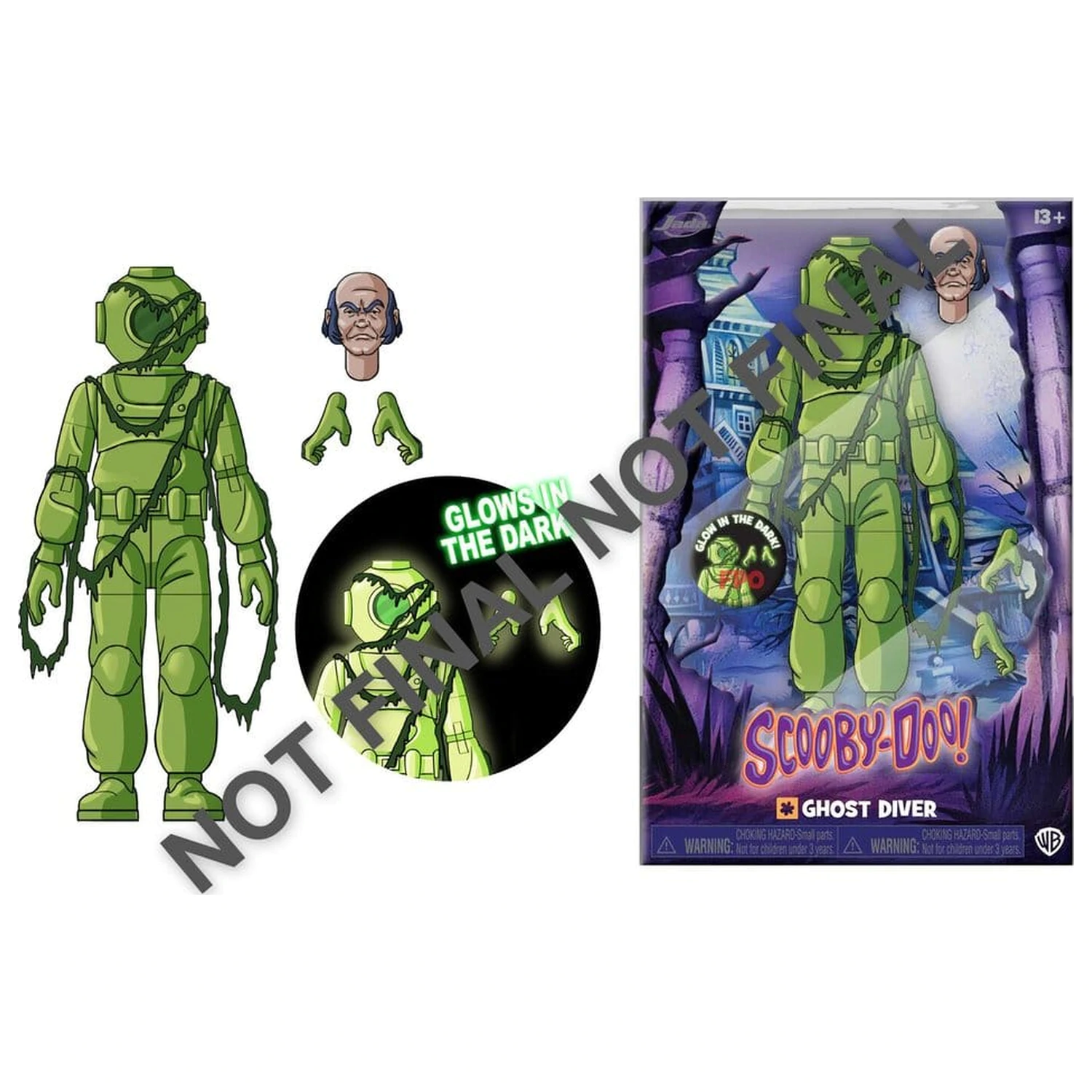 Scooby Doo akcijska figura Ghost Diver 16 cm fotografija proizvoda