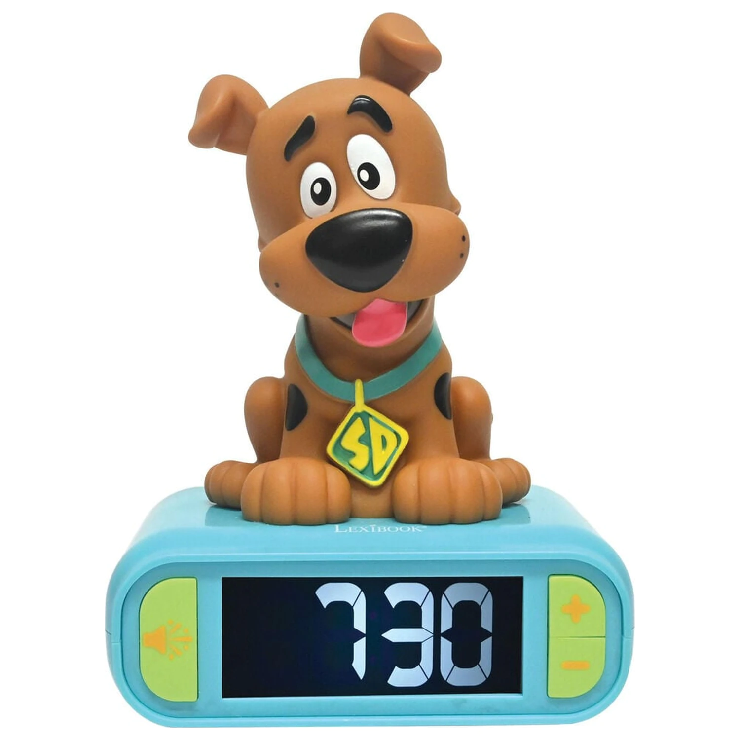 Scooby Doo Digitalni budilica s Doo 3D noćnim svjetlom i zvučnim efektima fotografija proizvoda