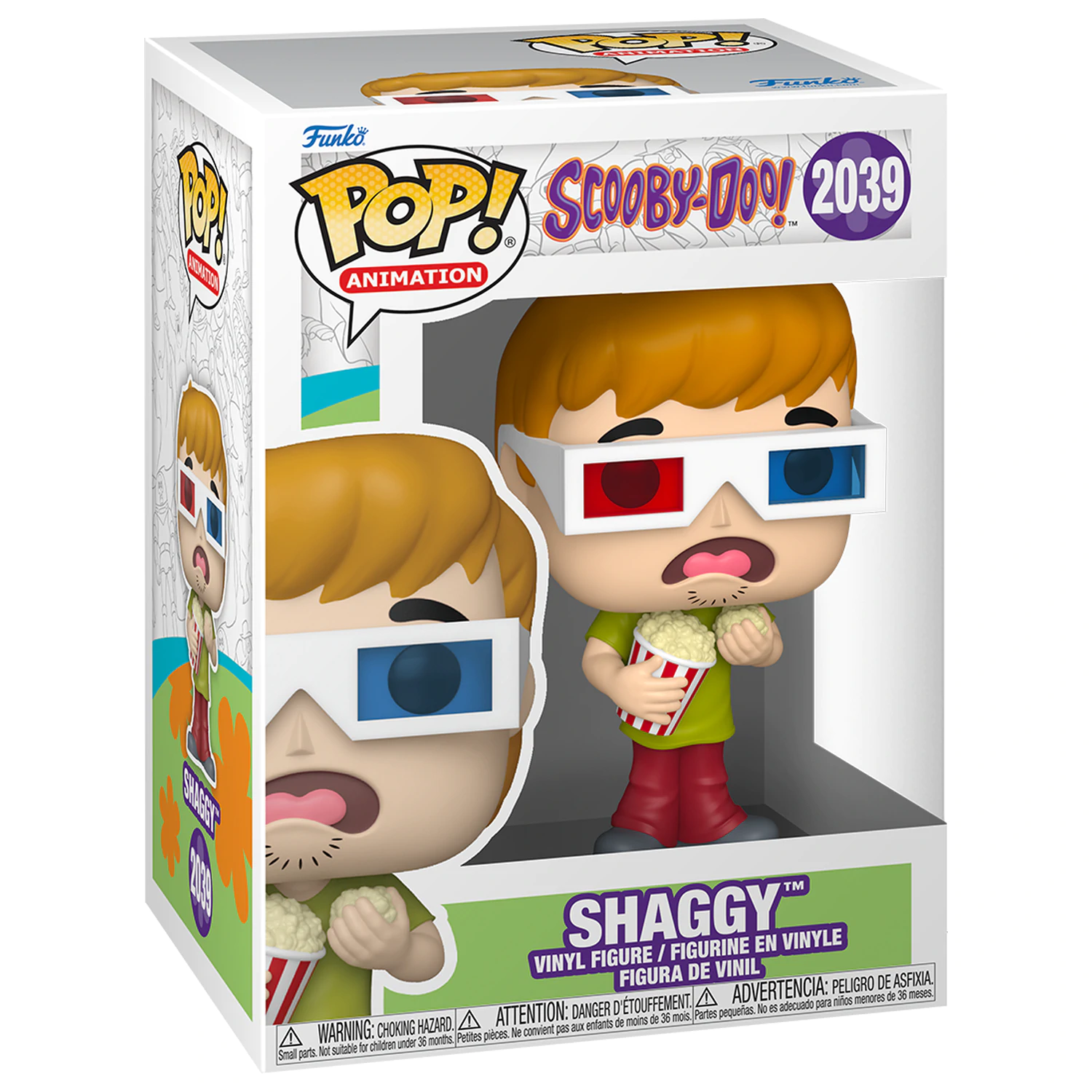 Scooby Doo Pop! Animation Vinilna figura Shaggy 9 cm fotografija proizvoda