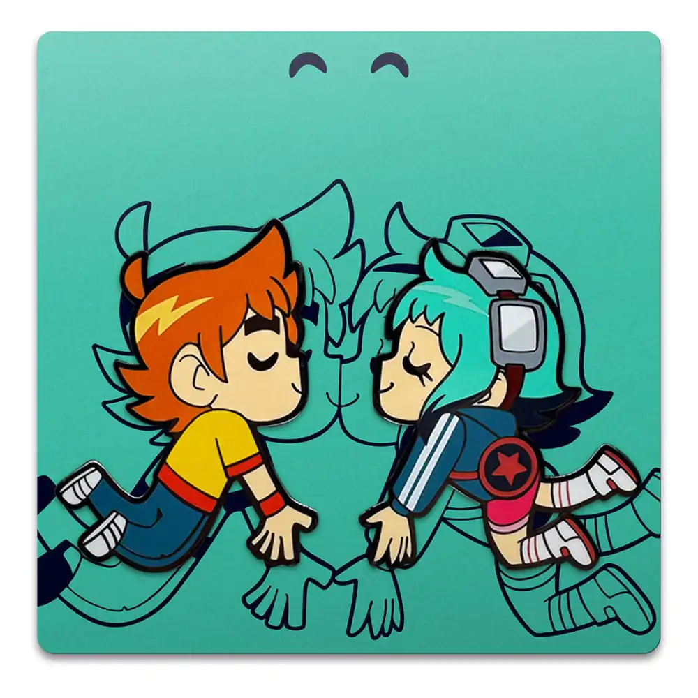 Scott Pilgrim Pin Značka Scott & Ramona Kissing 5 cm fotografija proizvoda