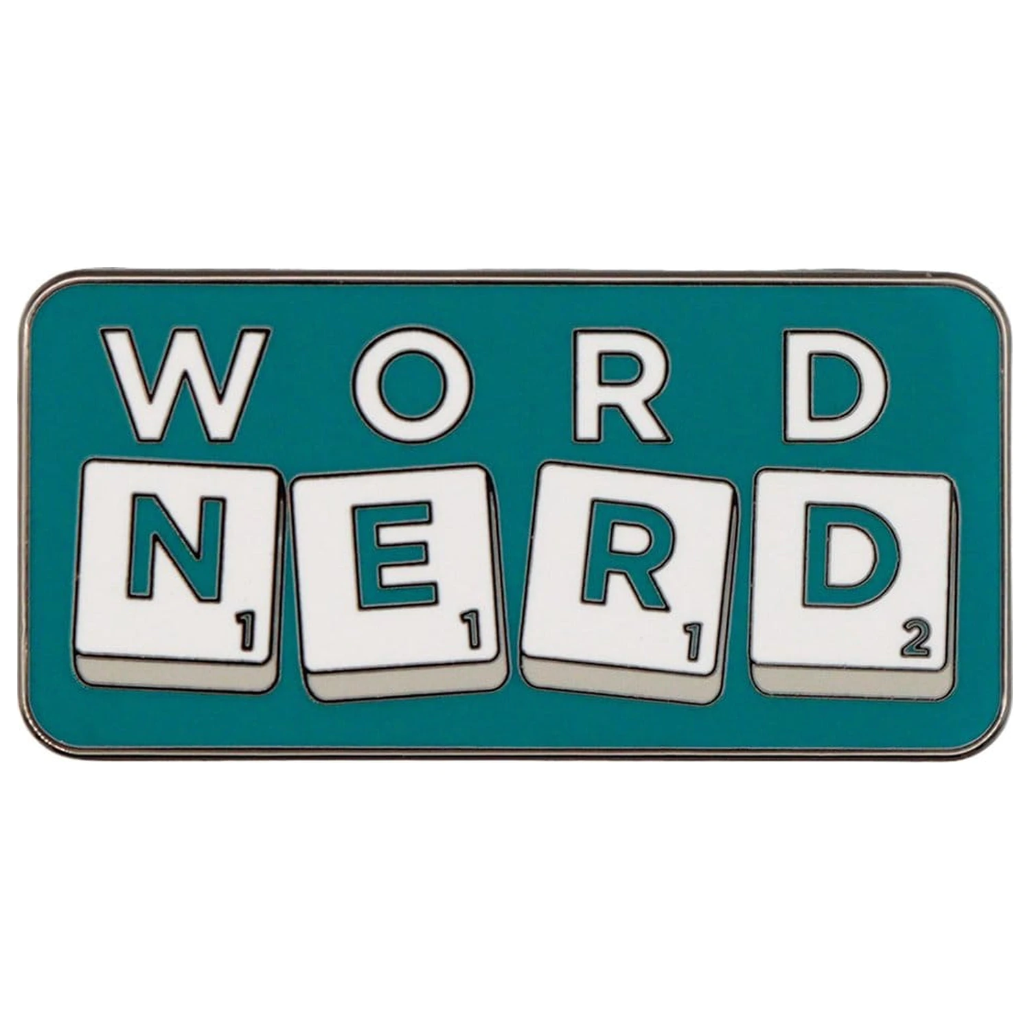 Scrabble Pin Bedž Riječ Štreber Ograničeno Izdanje fotografija proizvoda