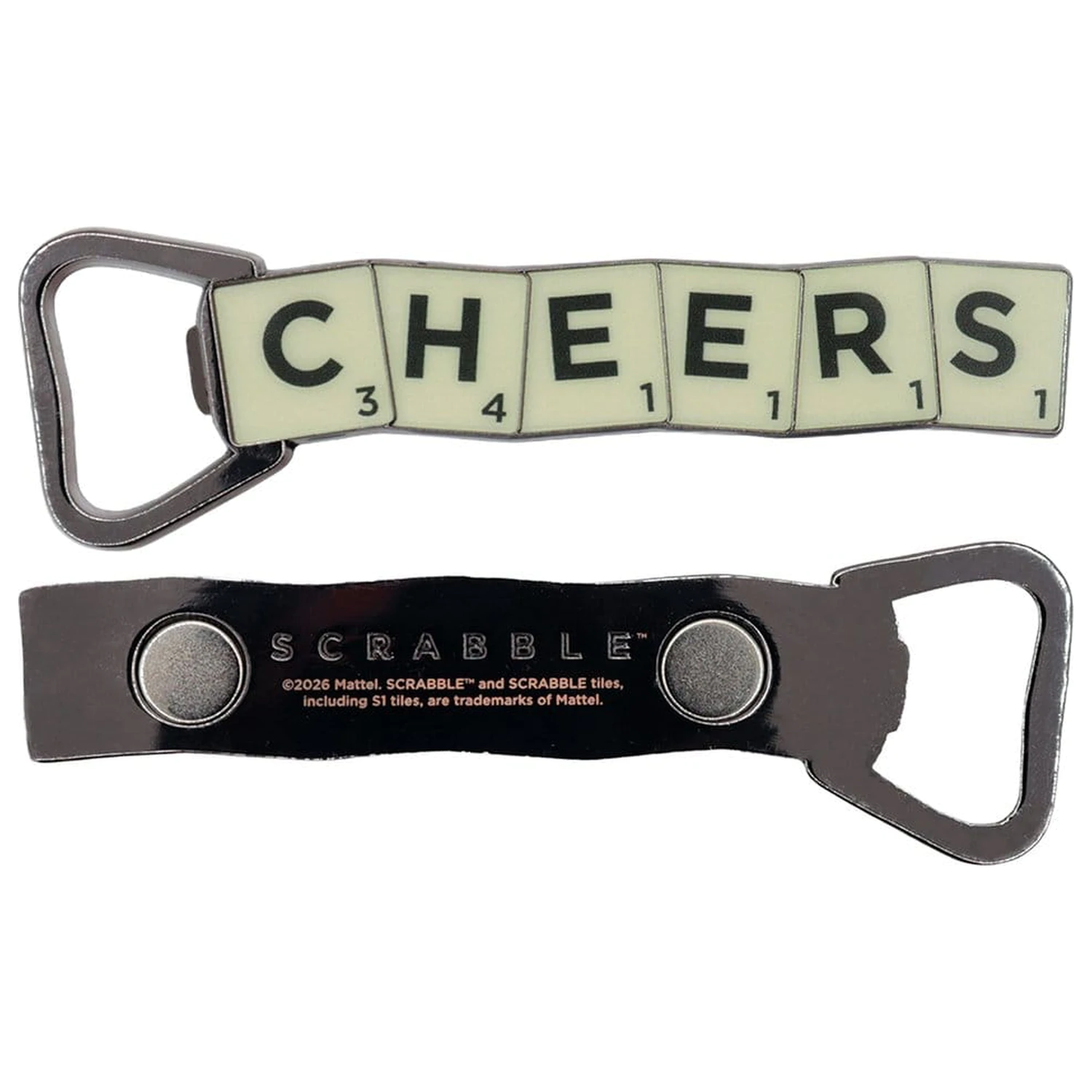 Scrabble Magnetski otvarač za boce Cheers fotografija proizvoda