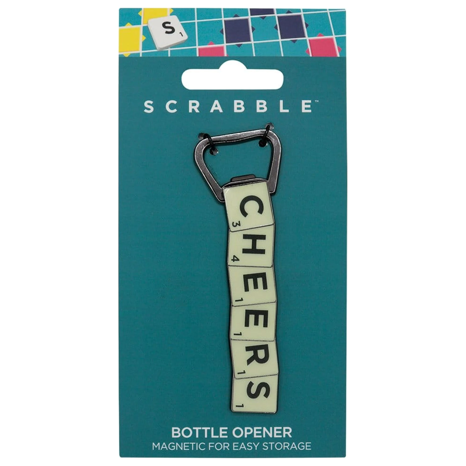 Scrabble Magnetski otvarač za boce Cheers fotografija proizvoda