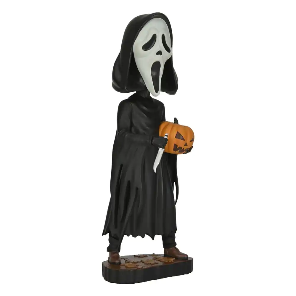 Scream Head Knocker figura s klimajućom glatkom Ghost Face s bundevom 20 cm fotografija proizvoda