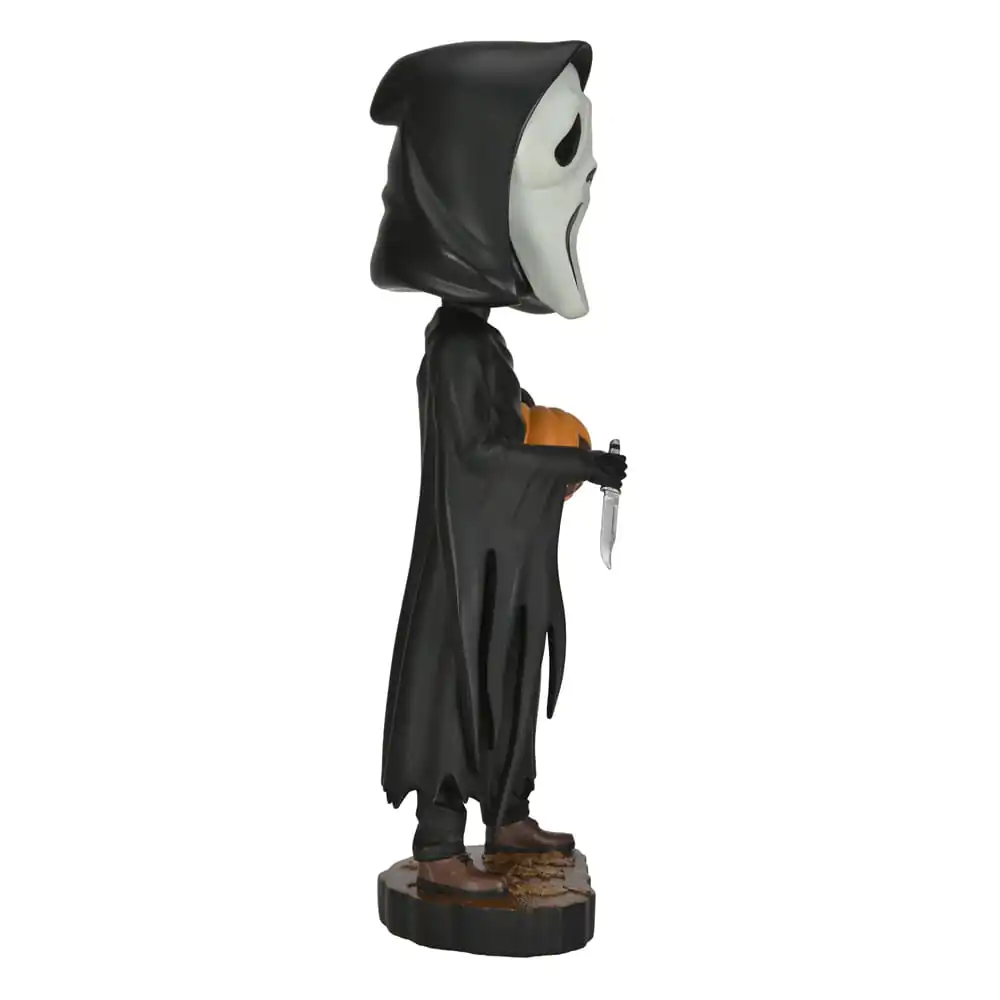 Scream Head Knocker figura s klimajućom glatkom Ghost Face s bundevom 20 cm fotografija proizvoda