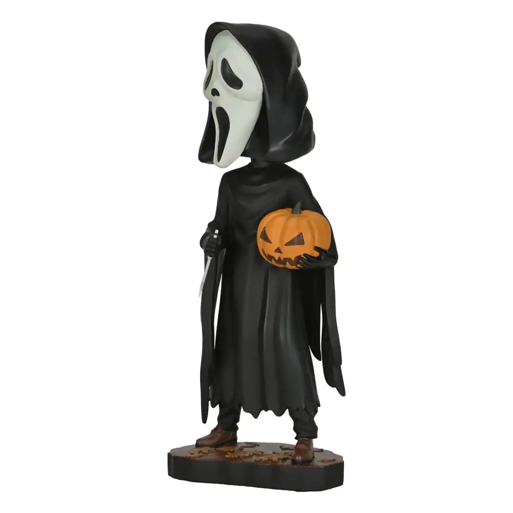 Scream Head Knocker figura s klimajućom glatkom Ghost Face s bundevom 20 cm fotografija proizvoda