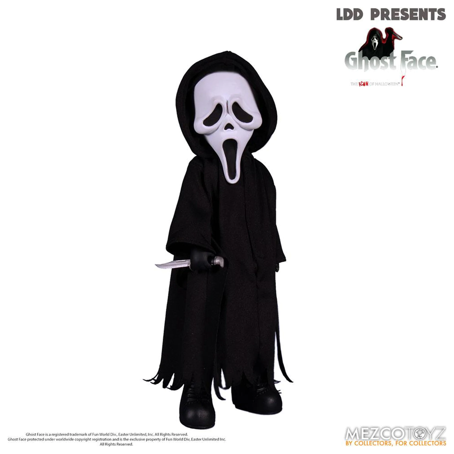 Scream Living Dead Dolls Lutka Ghost Face 25 cm fotografija proizvoda