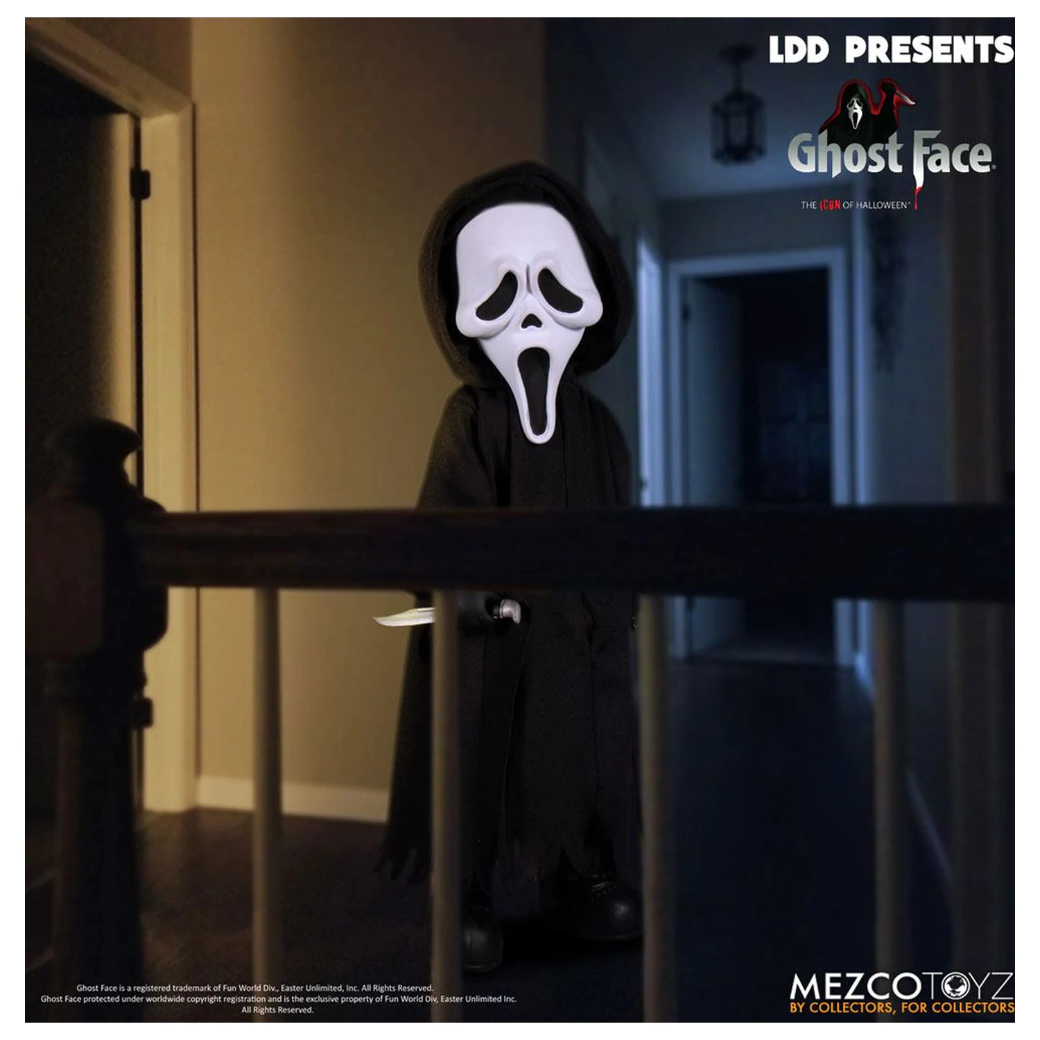 Scream Living Dead Dolls Lutka Ghost Face 25 cm fotografija proizvoda