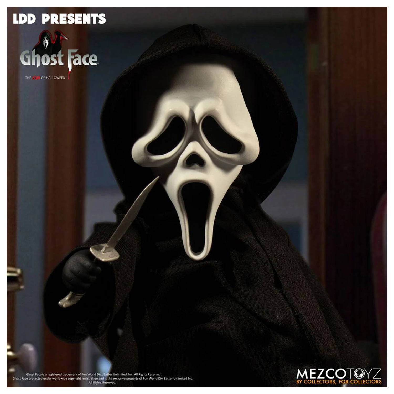 Scream Living Dead Dolls Lutka Ghost Face 25 cm fotografija proizvoda