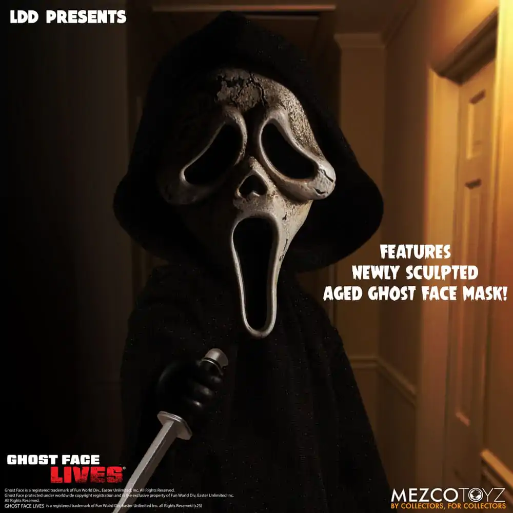 Scream Living Dead Dolls Lutka Ghost Face - Zombie Edition 25 cm fotografija proizvoda