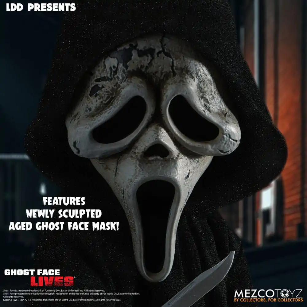 Scream Living Dead Dolls Lutka Ghost Face - Zombie Edition 25 cm fotografija proizvoda