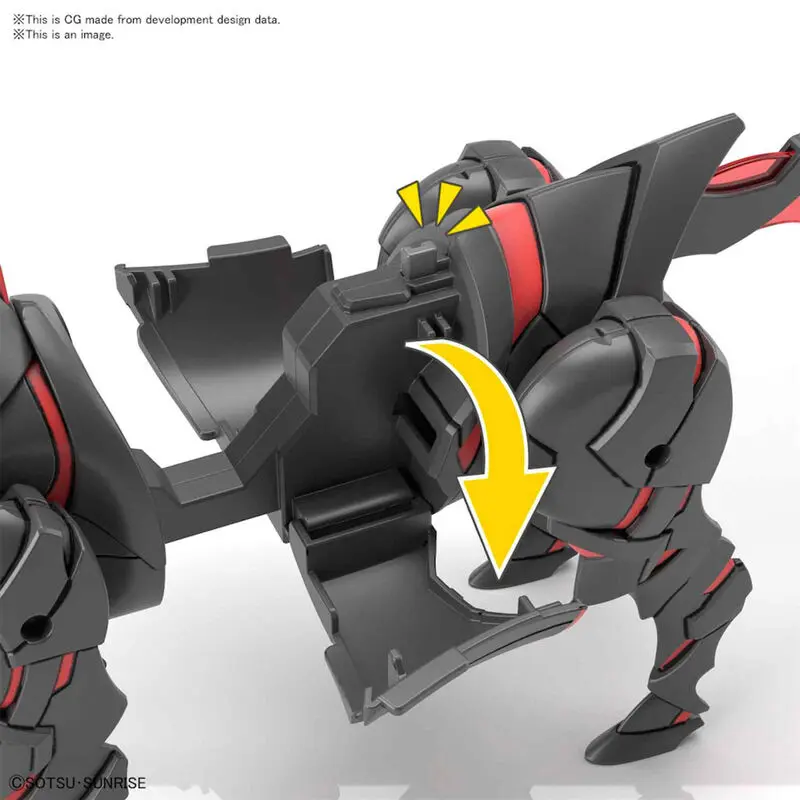 SD Gundam World Heroes War Horse Model Kit figura fotografija proizvoda