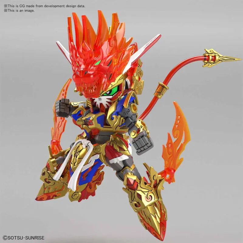 SD Gundam World Heroes Wukong Impulse Gundam Model Kit figura fotografija proizvoda