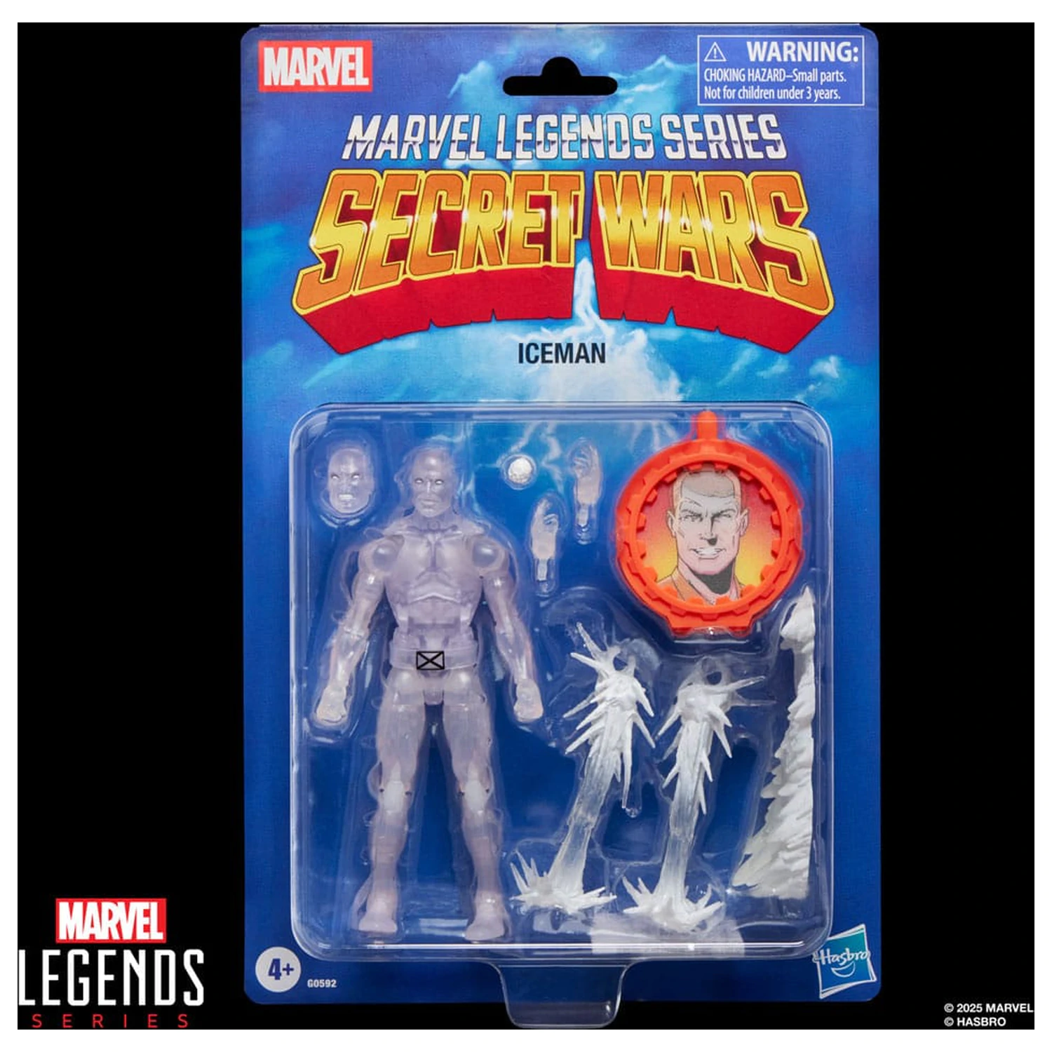Secret Wars Marvel Legends retro akcijska figura Iceman 15 cm fotografija proizvoda