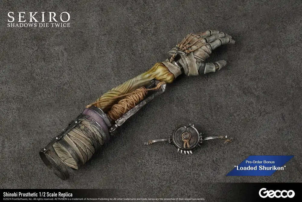 Sekiro: Shadows Die Twice replika 1/2 Shinobi protetika 32 cm fotografija proizvoda