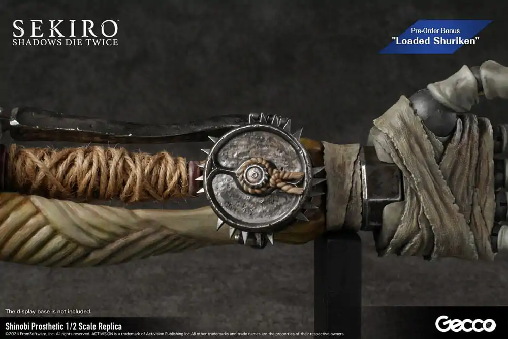 Sekiro: Shadows Die Twice replika 1/2 Shinobi protetika 32 cm fotografija proizvoda