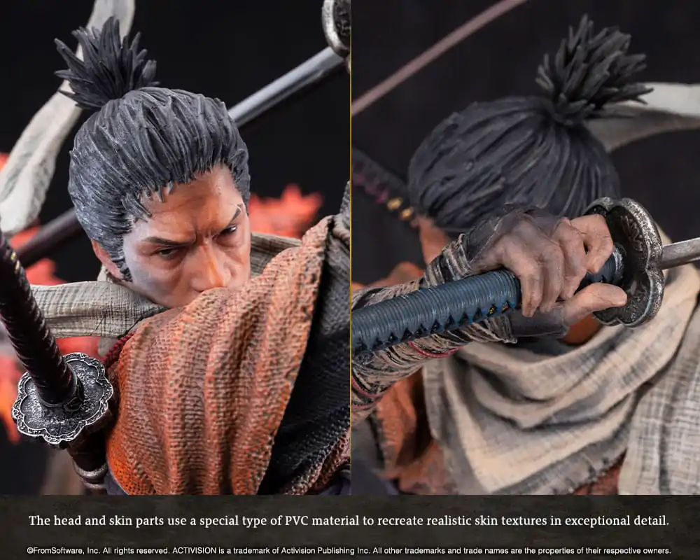 Sekiro: Shadows Die Twice PVC Kip 1/7 Wolf 42 cm fotografija proizvoda